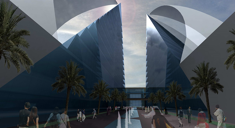 RTAE's iconic proposal for the Ajman Chamber of Commerce and Industry complex